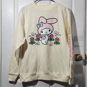 My Melody & Flowers Yellow Sweatshirt